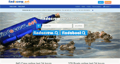 Desktop Screenshot of findacrew.net