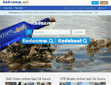 Tablet Screenshot of findacrew.net
